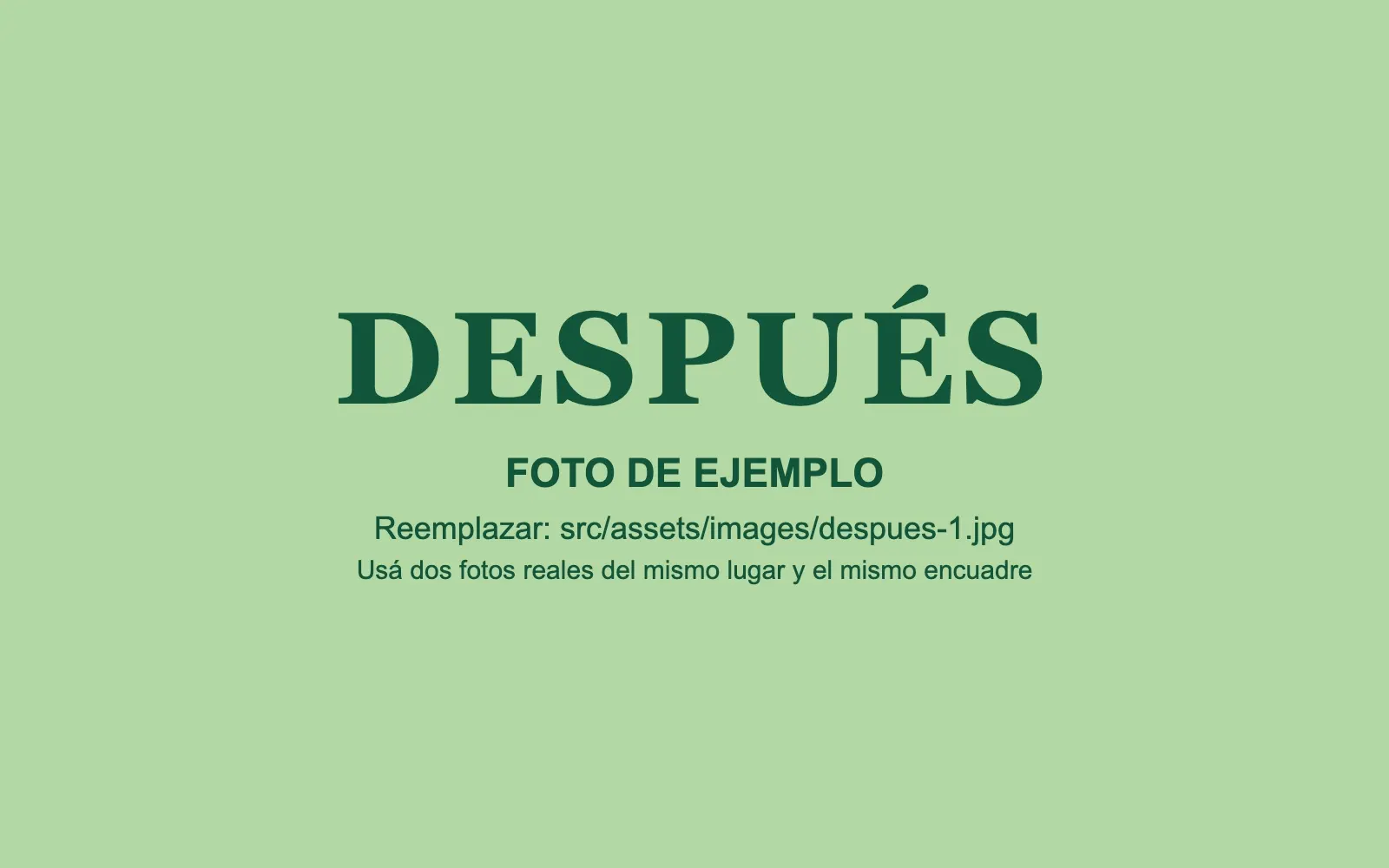 Foto de ejemplo: después del trabajo